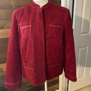 Amber Sun Marroon Tapestry JAcket